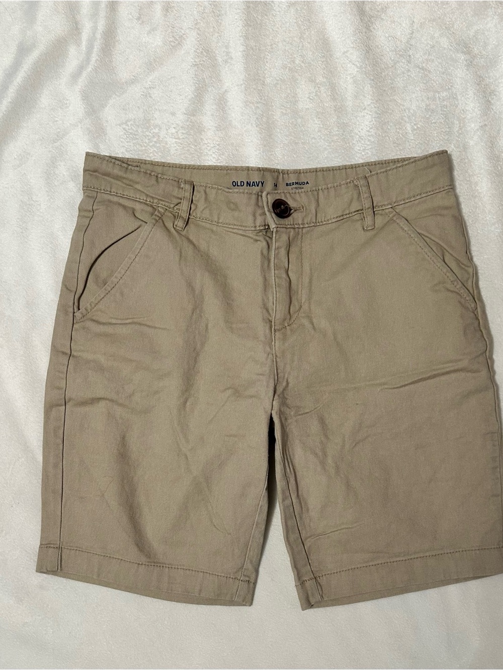 Old Navy Youth Uniform Khaki Bermuda Shorts